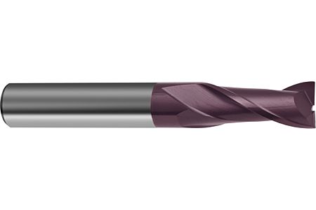 Metric TiAlN 2 Flute Solid Carbide End Mills (Slot Drills) | Guhring