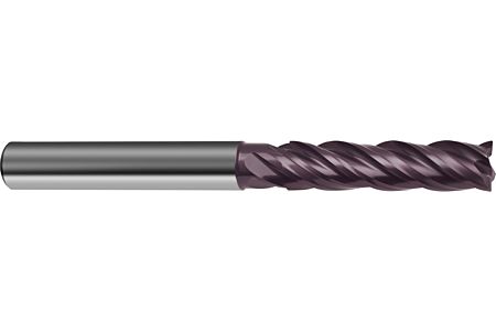 Metric TiAIN Carbide Long Series End Mills - 4 Flute | Guhring