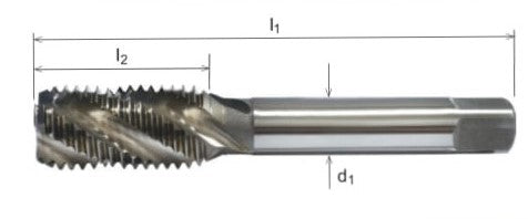 Metric Coarse Spiral Flute Taps